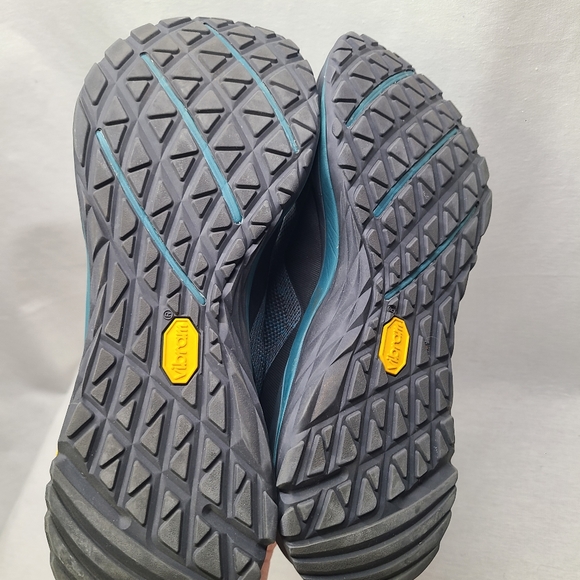 Merrell Running Shoes SAMPLE MENS Mag-9 Dragonfly Blue Vibram SIZE 8 - Picture 6 of 8